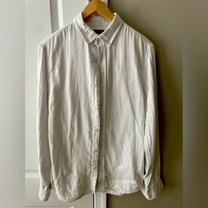 Banana Republic - Men’s White Slim Fit Shirt - Medium